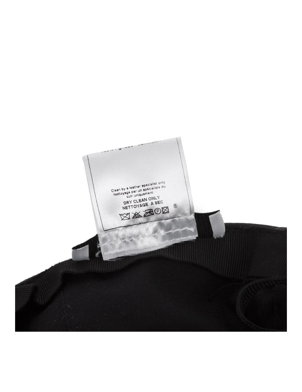 Casquette DIOR T 57 cuir noir