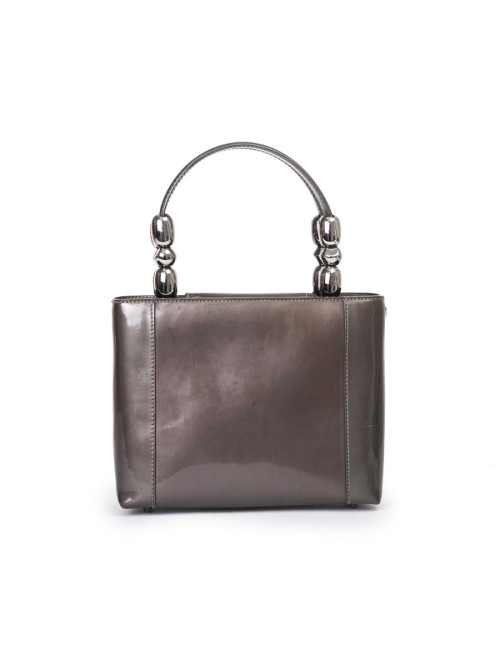 DIOR ' Lady D DIOR' in brown patent leather