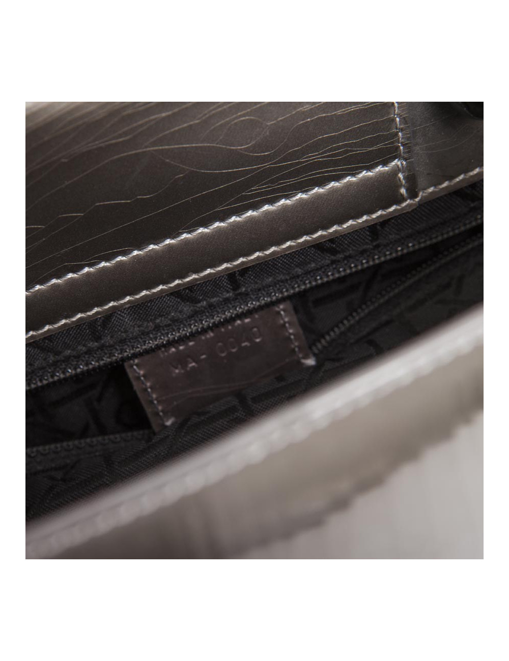 DIOR ' Lady D DIOR' in brown patent leather