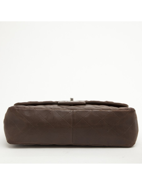 Sac CHANEL Jumbo matelassé marron