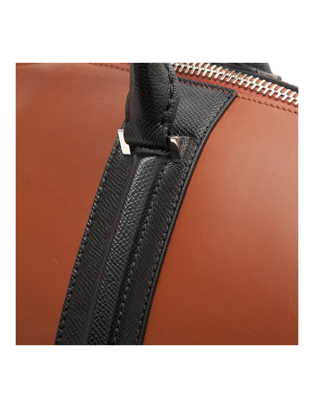 GIVENCHY 24 HRES bag in box camel leather and black grained leather