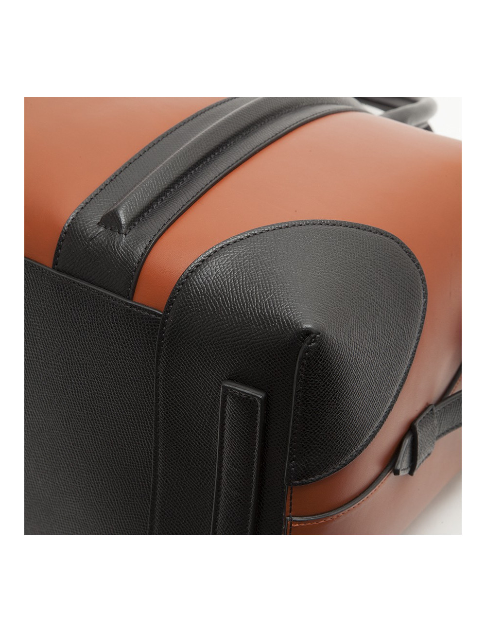 GIVENCHY 24 HRES bag in box camel leather and black grained leather