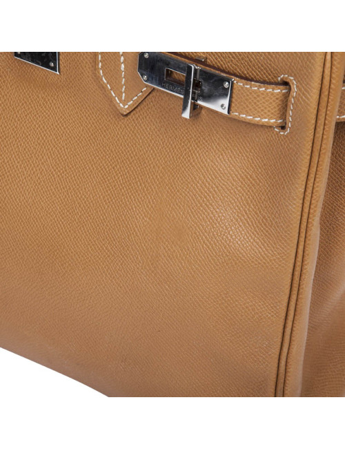 Birkin 30 HERMES en cuir epsom gold H