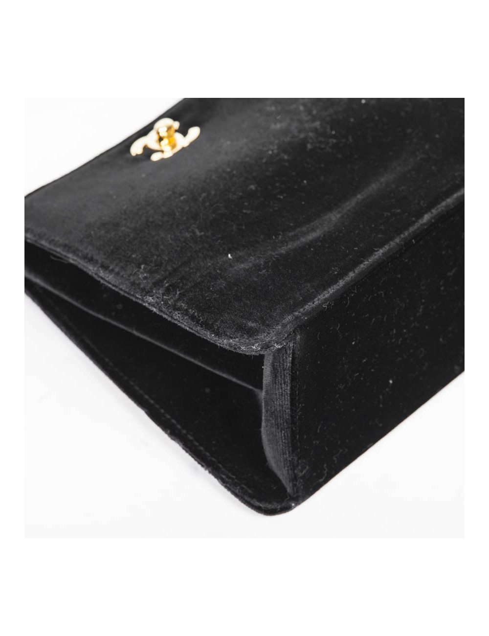 Sac CHANEL velours noir