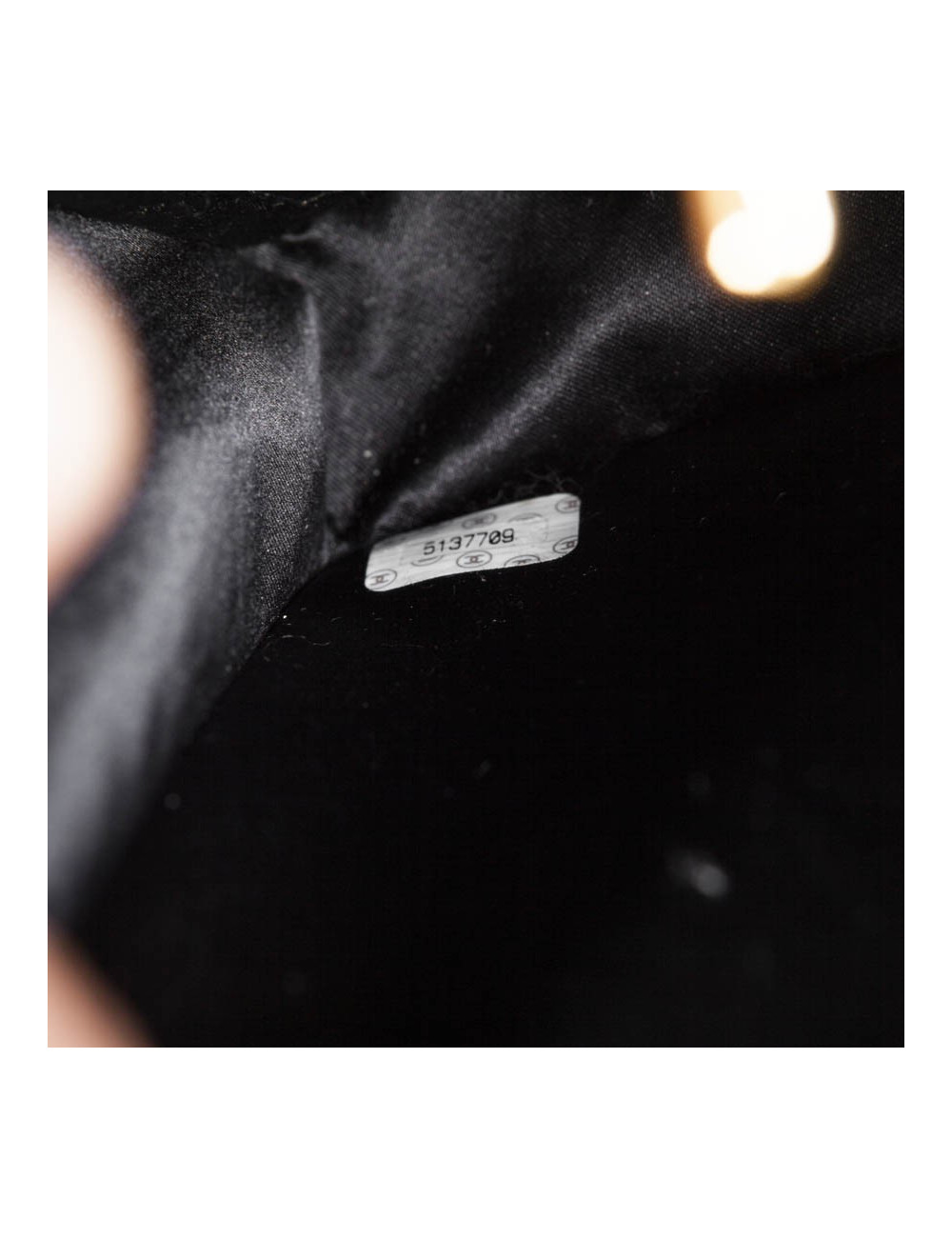 Sac CHANEL velours noir