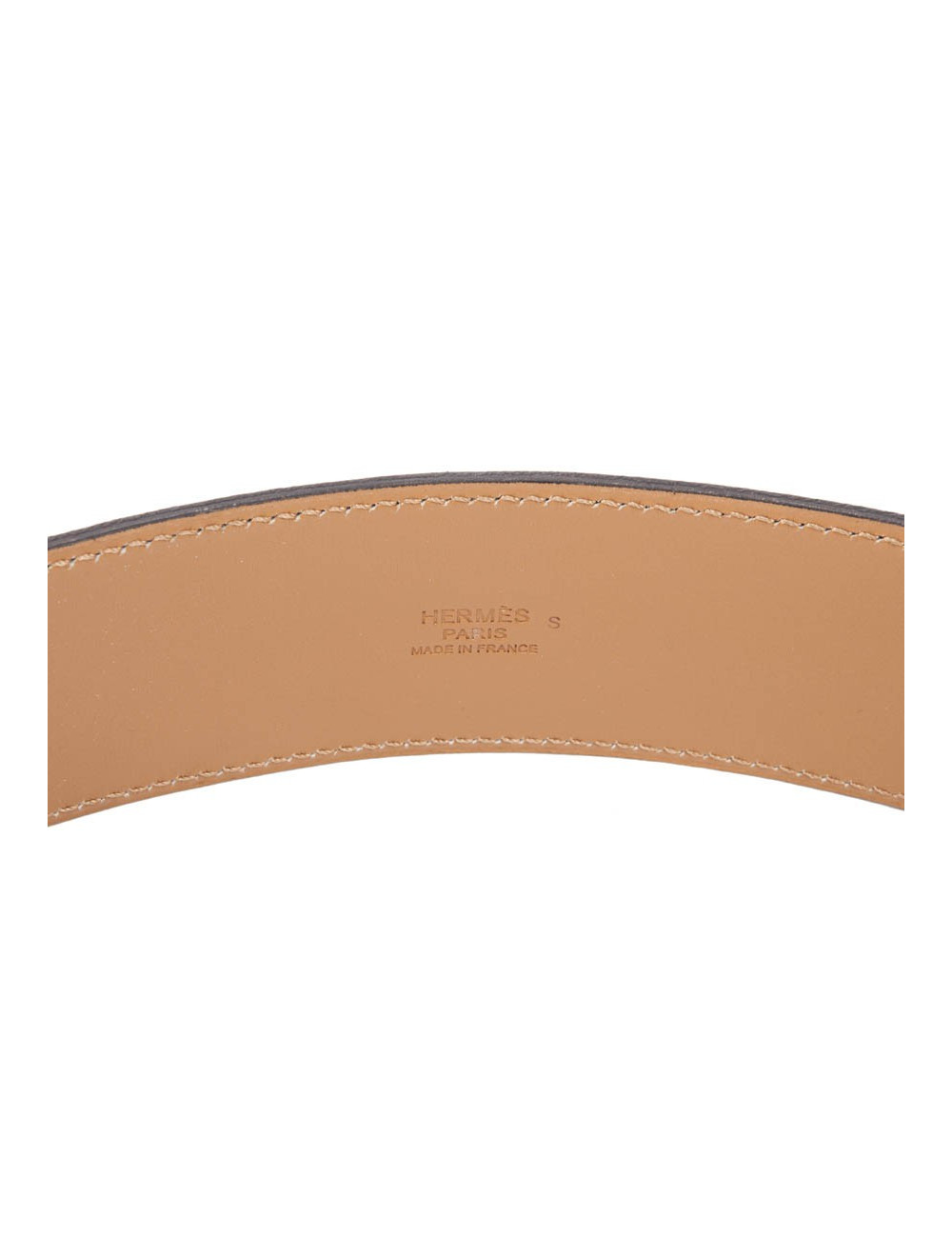 Ceinture CDC HERMES T  en daim bleue