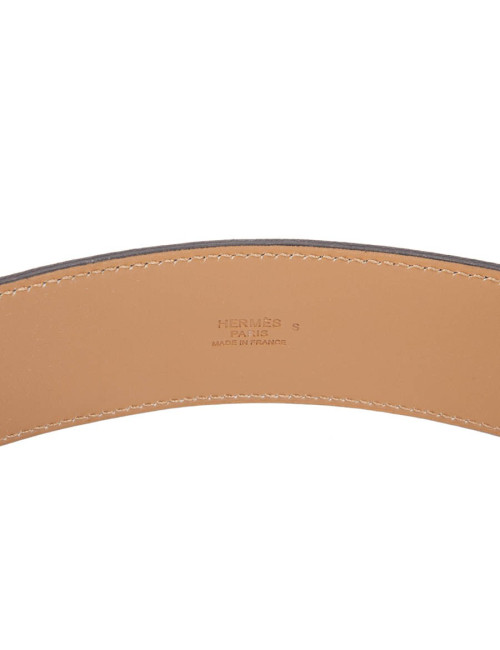 Ceinture CDC HERMES T  en daim bleue