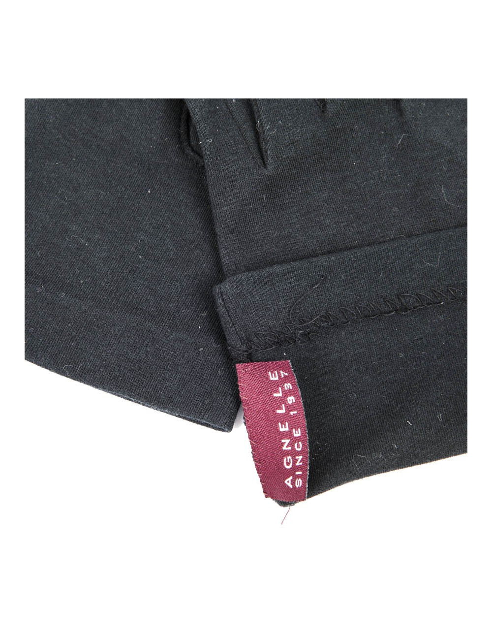 Gants AGNELLE Femme  en jersey noir