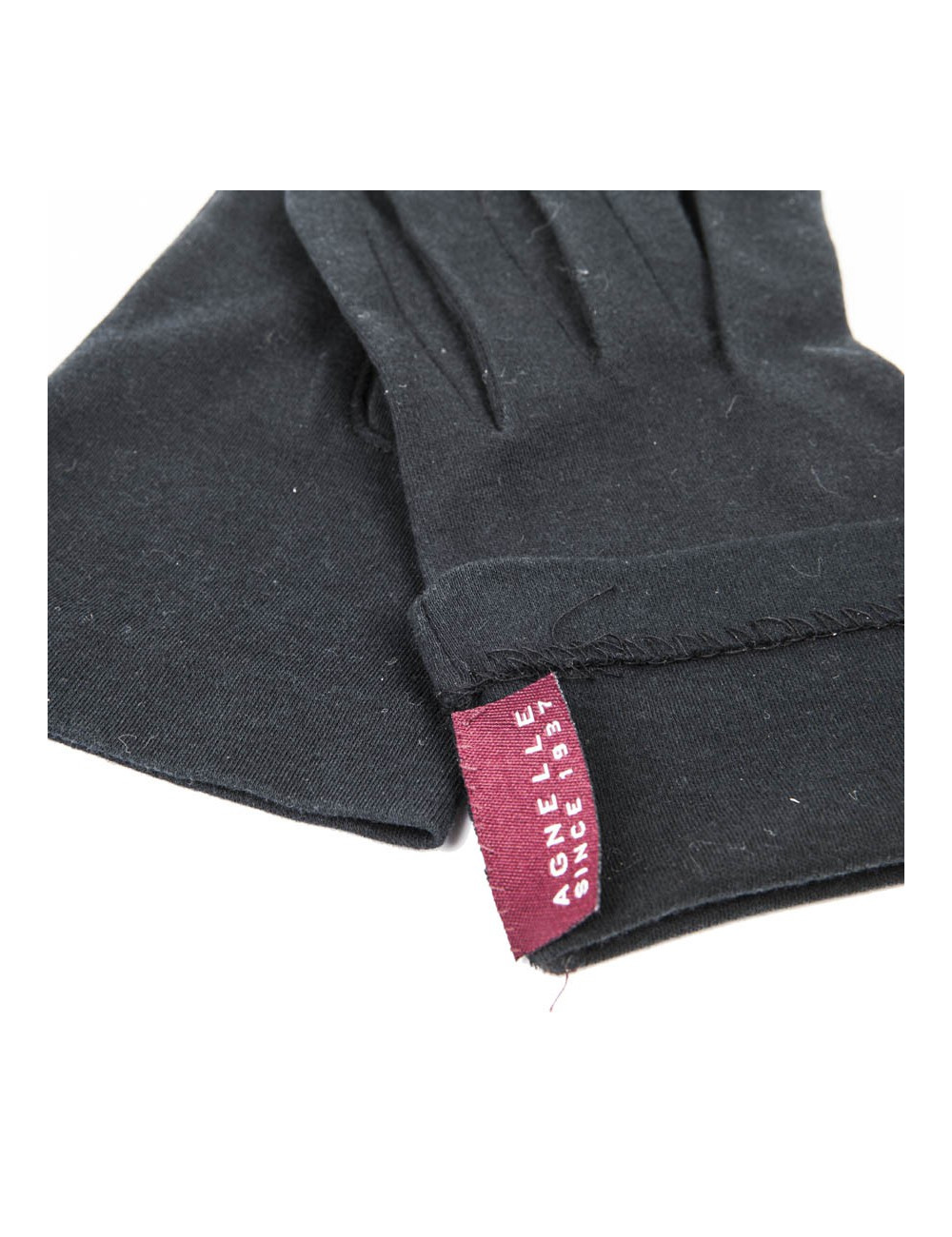 Gants AGNELLE F en jersey noir