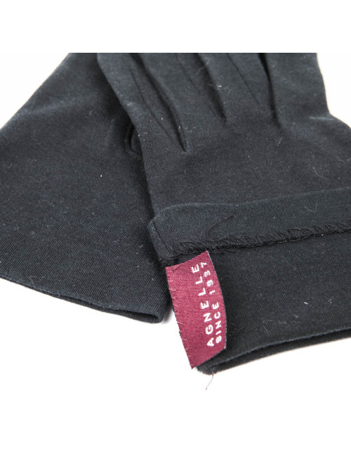 Gants AGNELLE Femme  en jersey noir