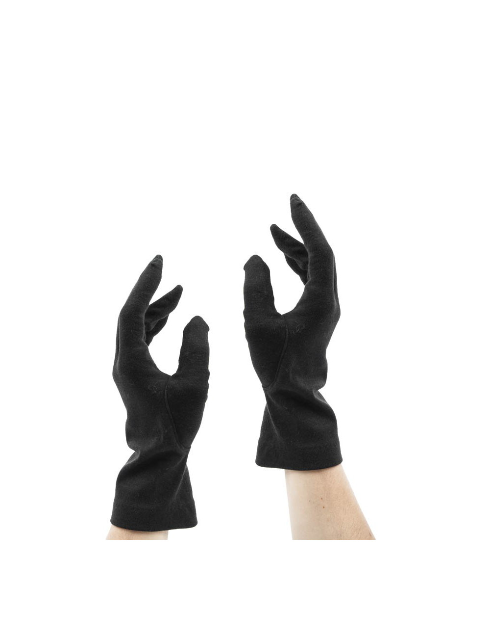 Gants AGNELLE Femme  en jersey noir