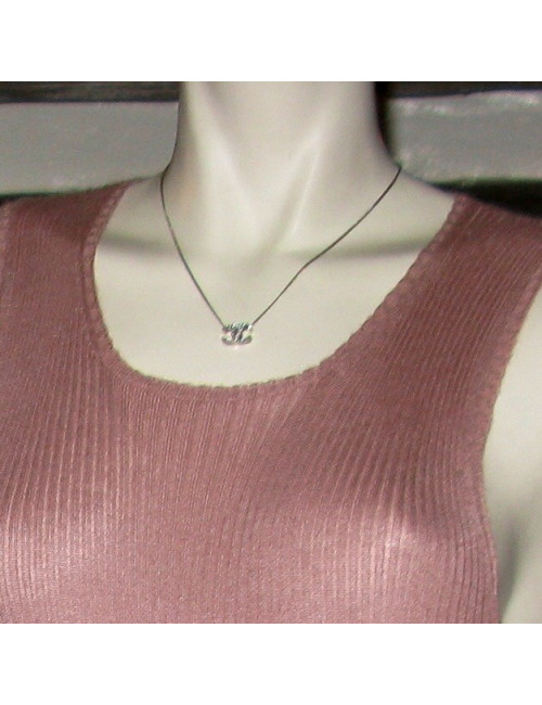 Ras de cou CHANEL CC serti de strass