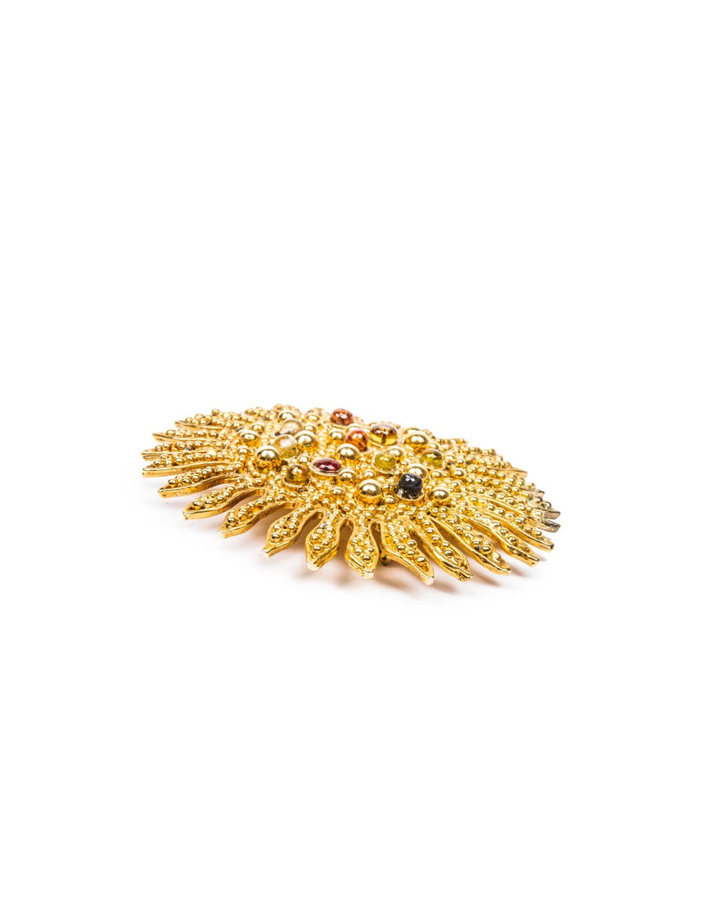 Broche LOEWE soleil doré