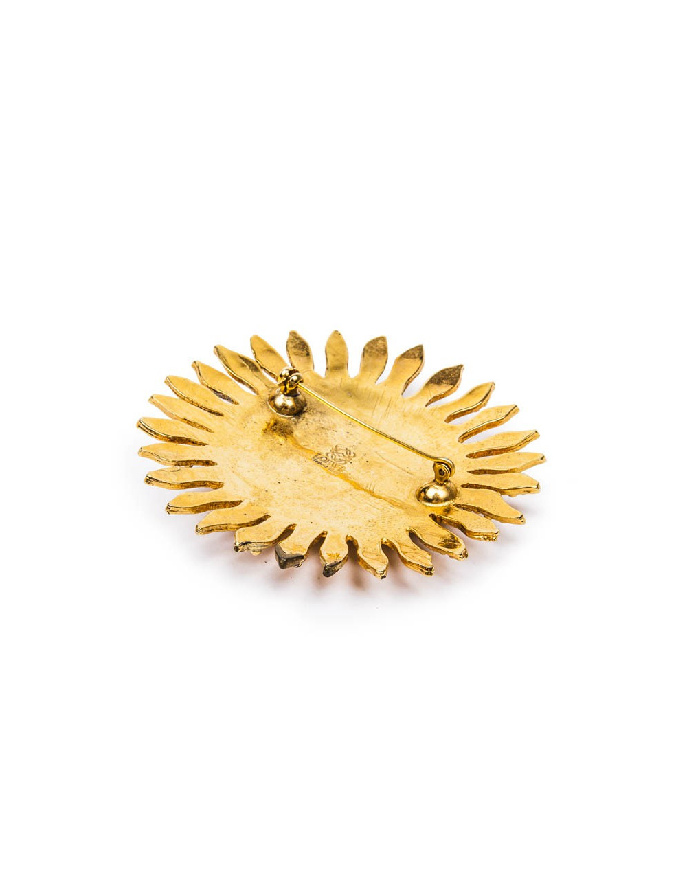 Broche LOEWE soleil doré
