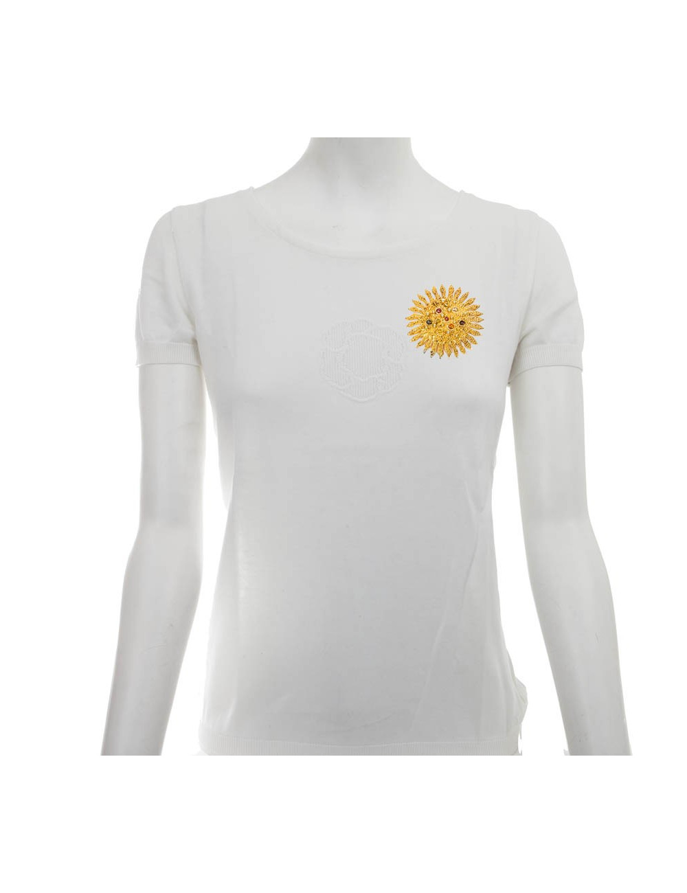 Broche LOEWE soleil doré