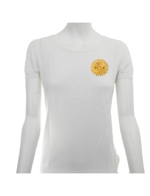 Broche LOEWE soleil doré