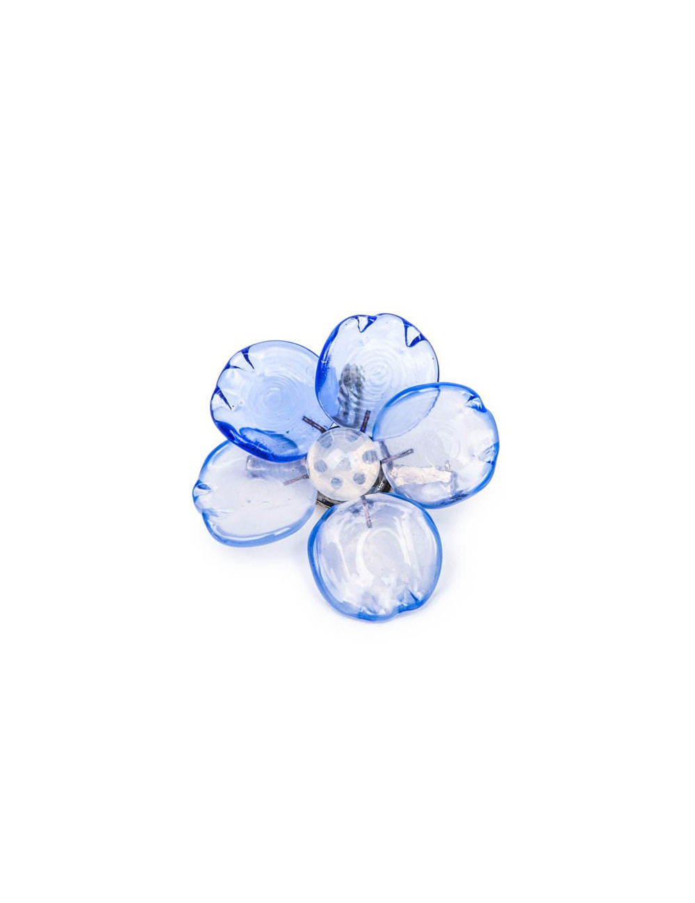 Broche CHANEL bleu ciel