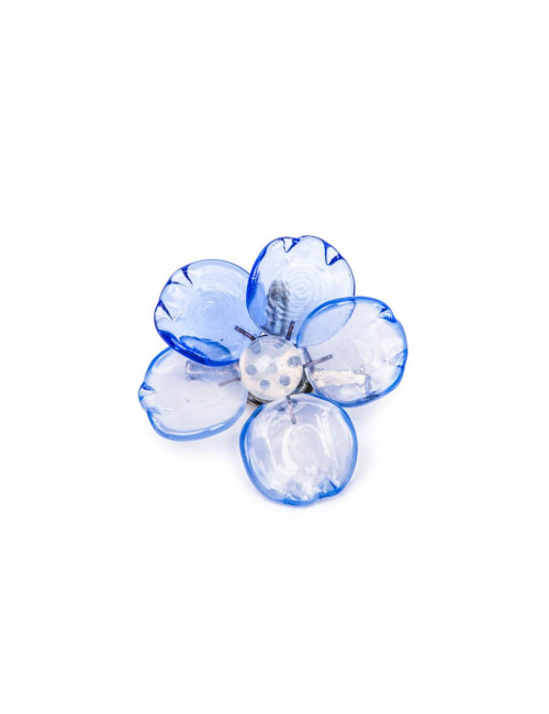 Broche CHANEL bleu ciel