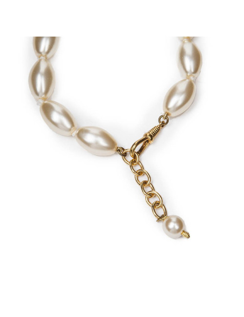 Collier MARGUERITE DE VALOIS camélia bicolore