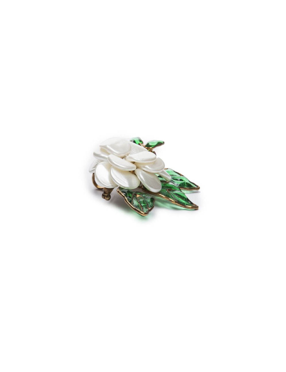 Broche MARGUERITE DE VALOIS pâte de verre