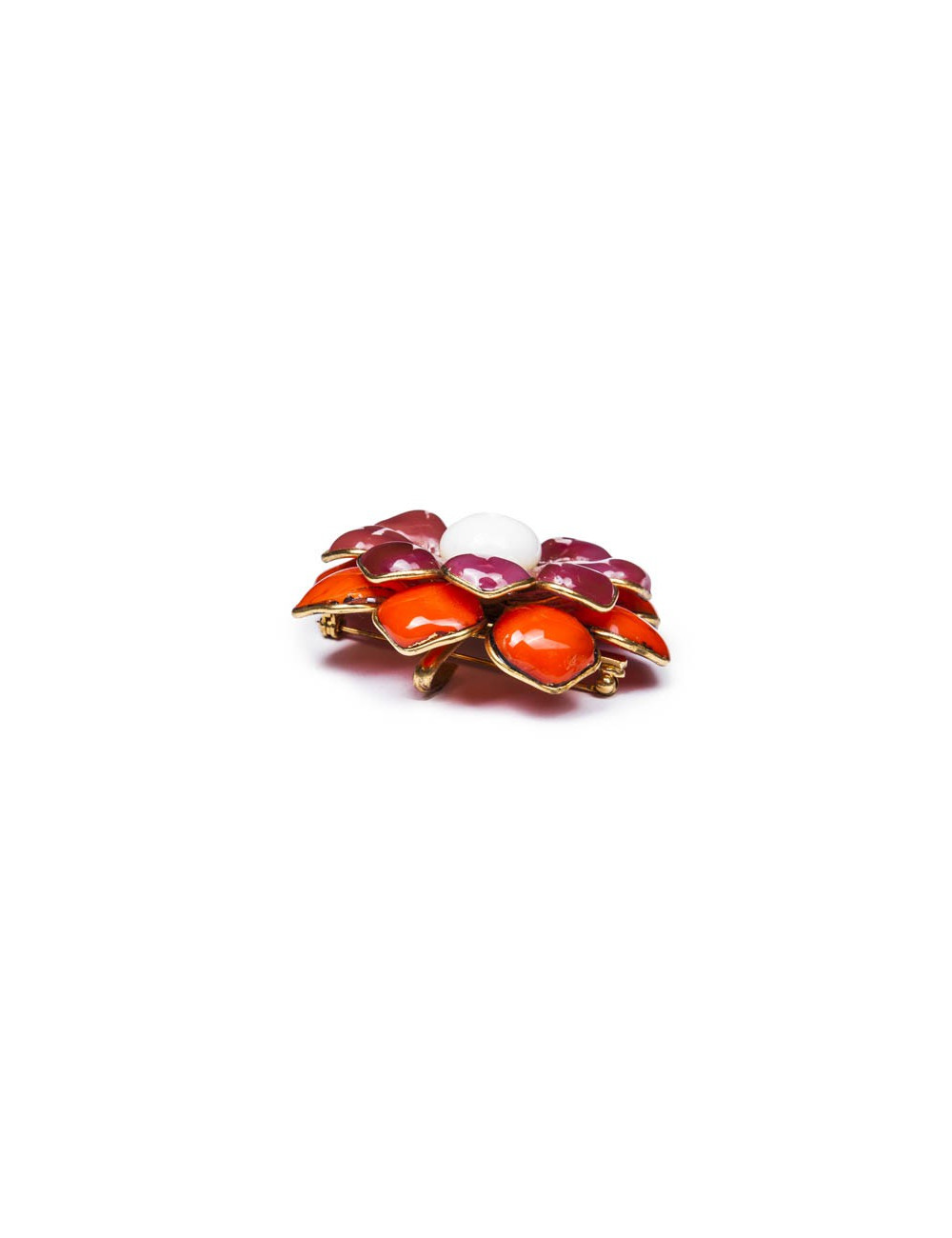 Broche orange