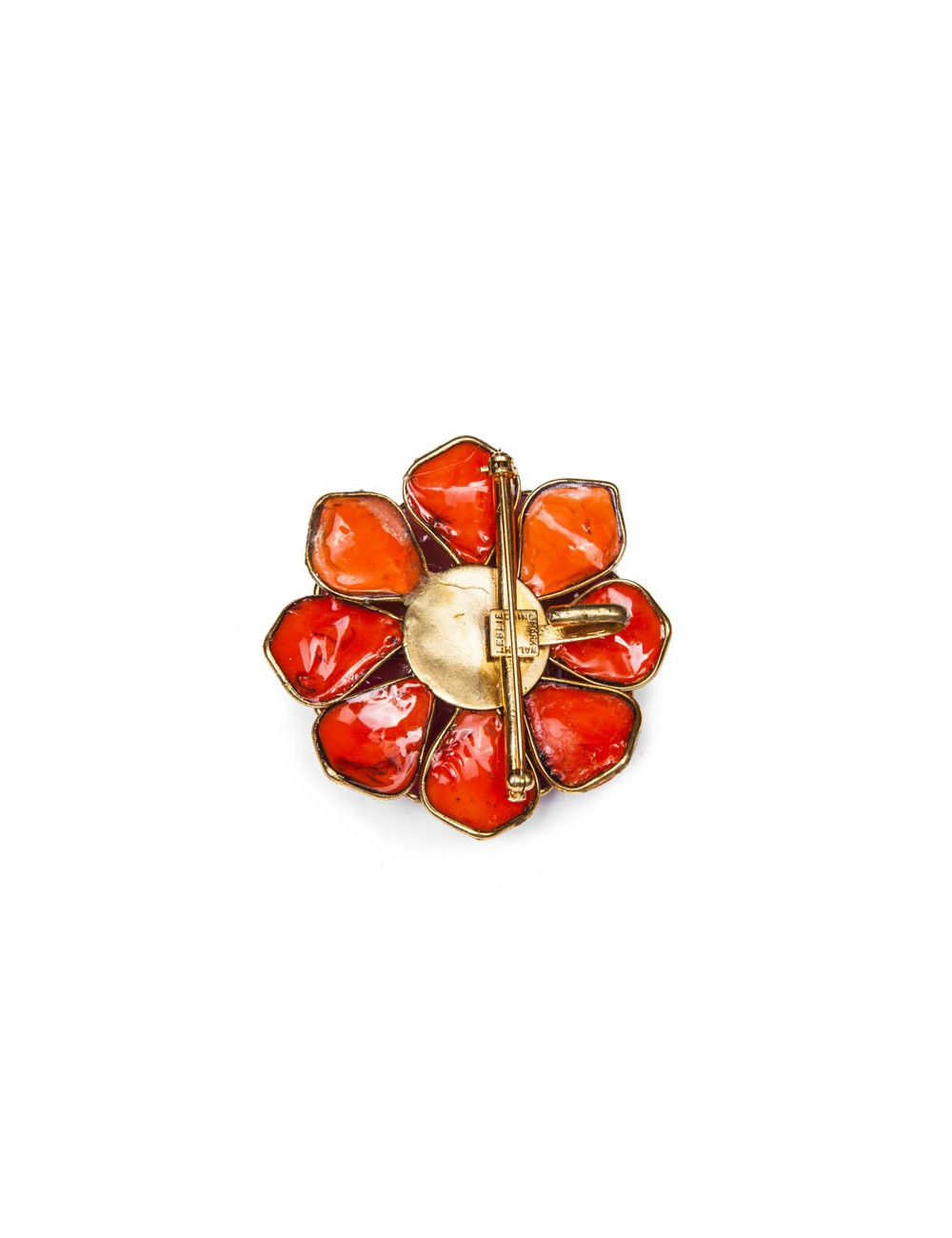 Broche orange