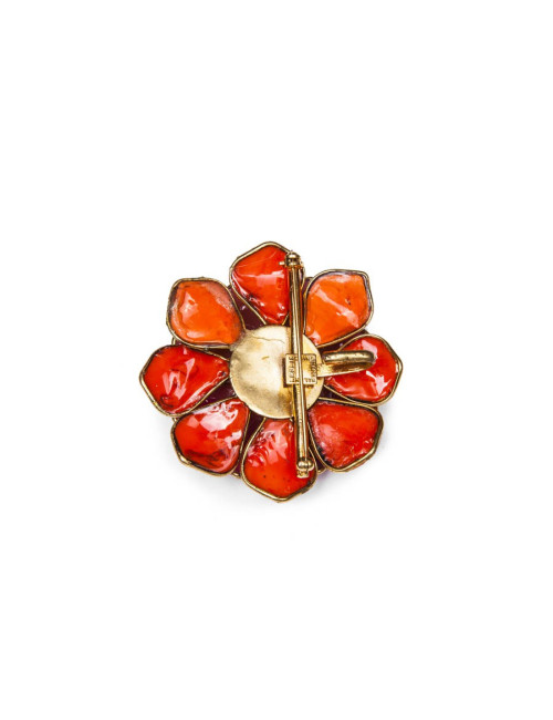 Broche orange