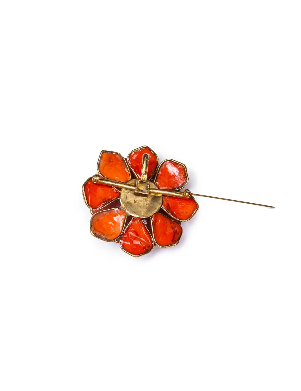 Broche orange