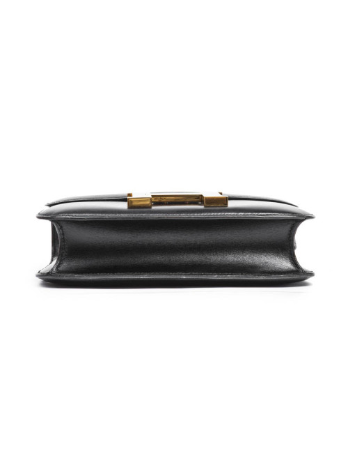 Constance HERMES cuir box noir