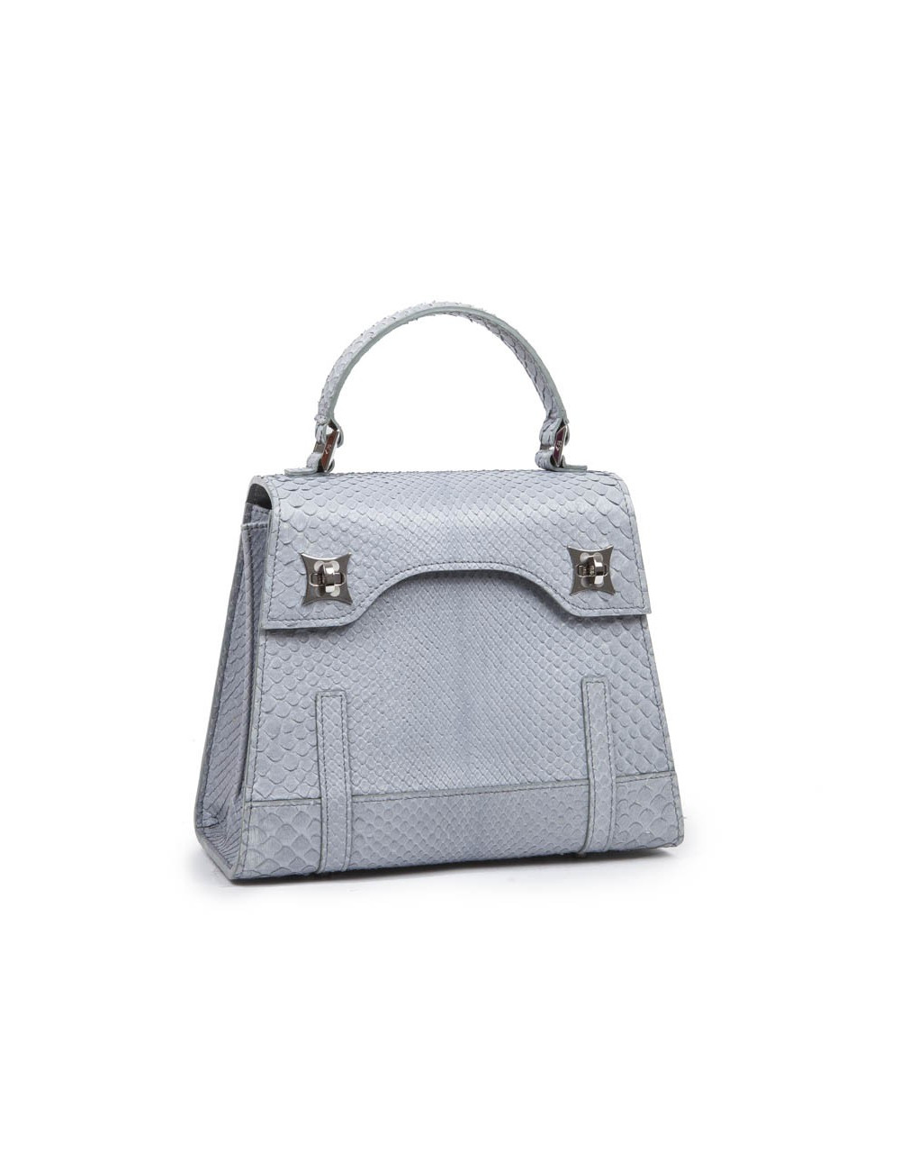 Sac GRATIANNE BASCANS python gris