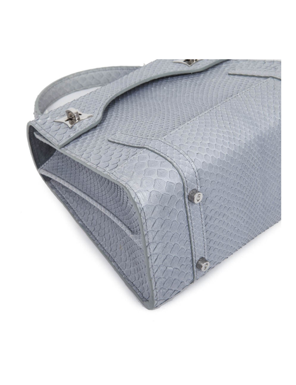 Sac GRATIANNE BASCANS python gris