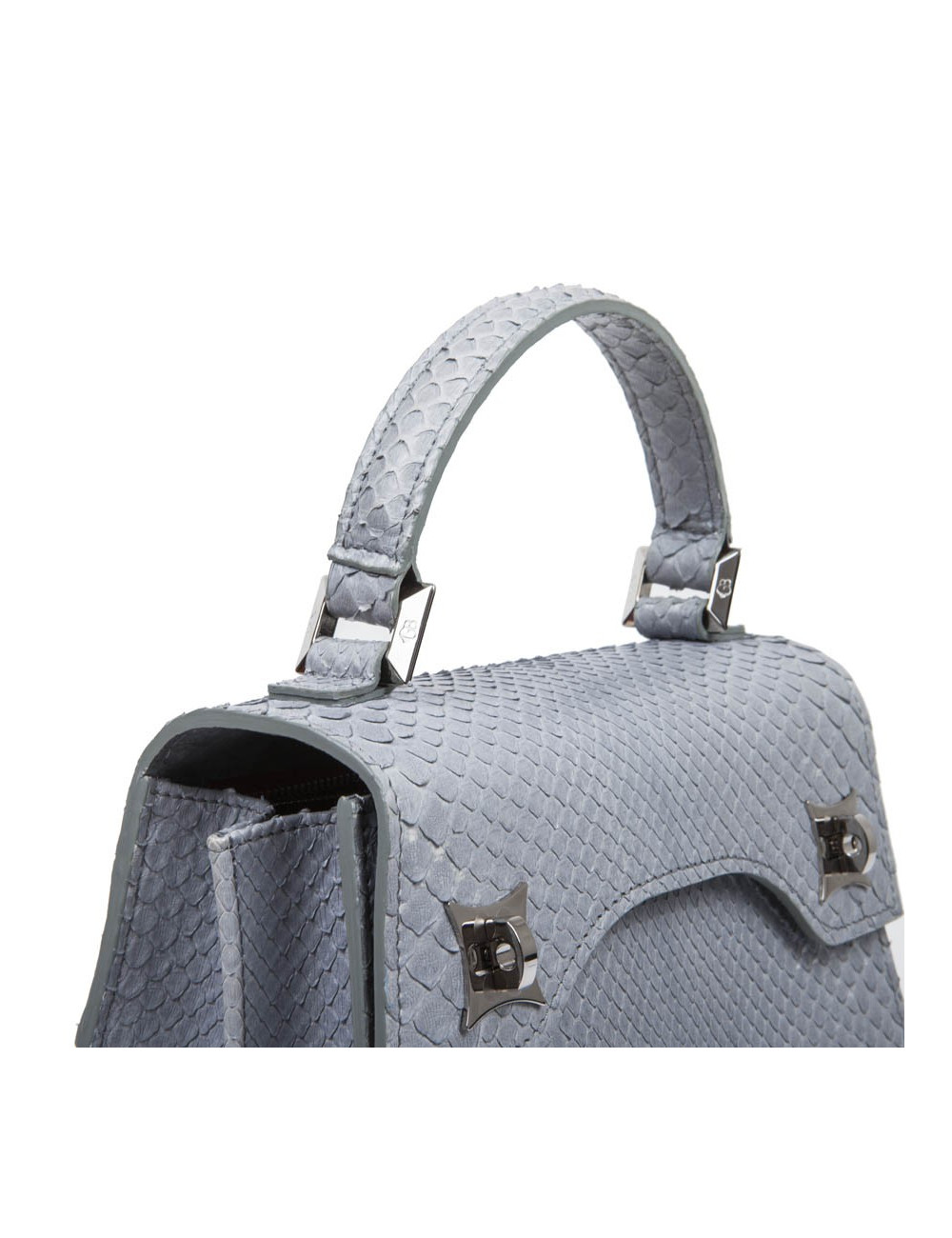 Sac GRATIANNE BASCANS python gris