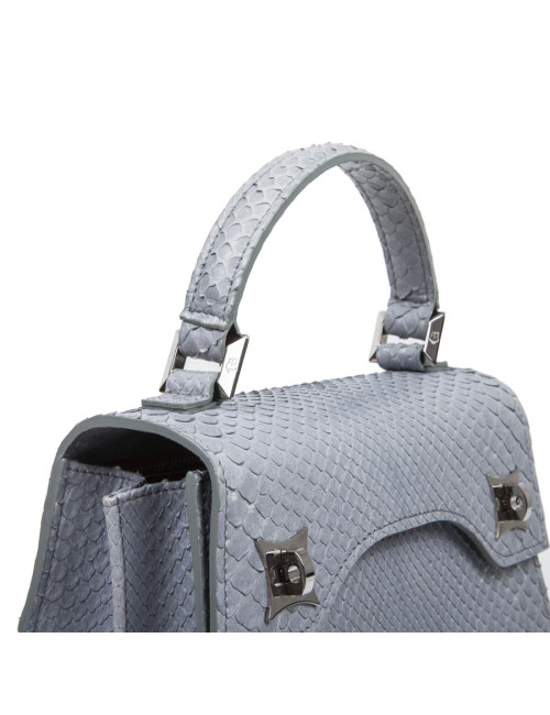 Sac GRATIANNE BASCANS python gris