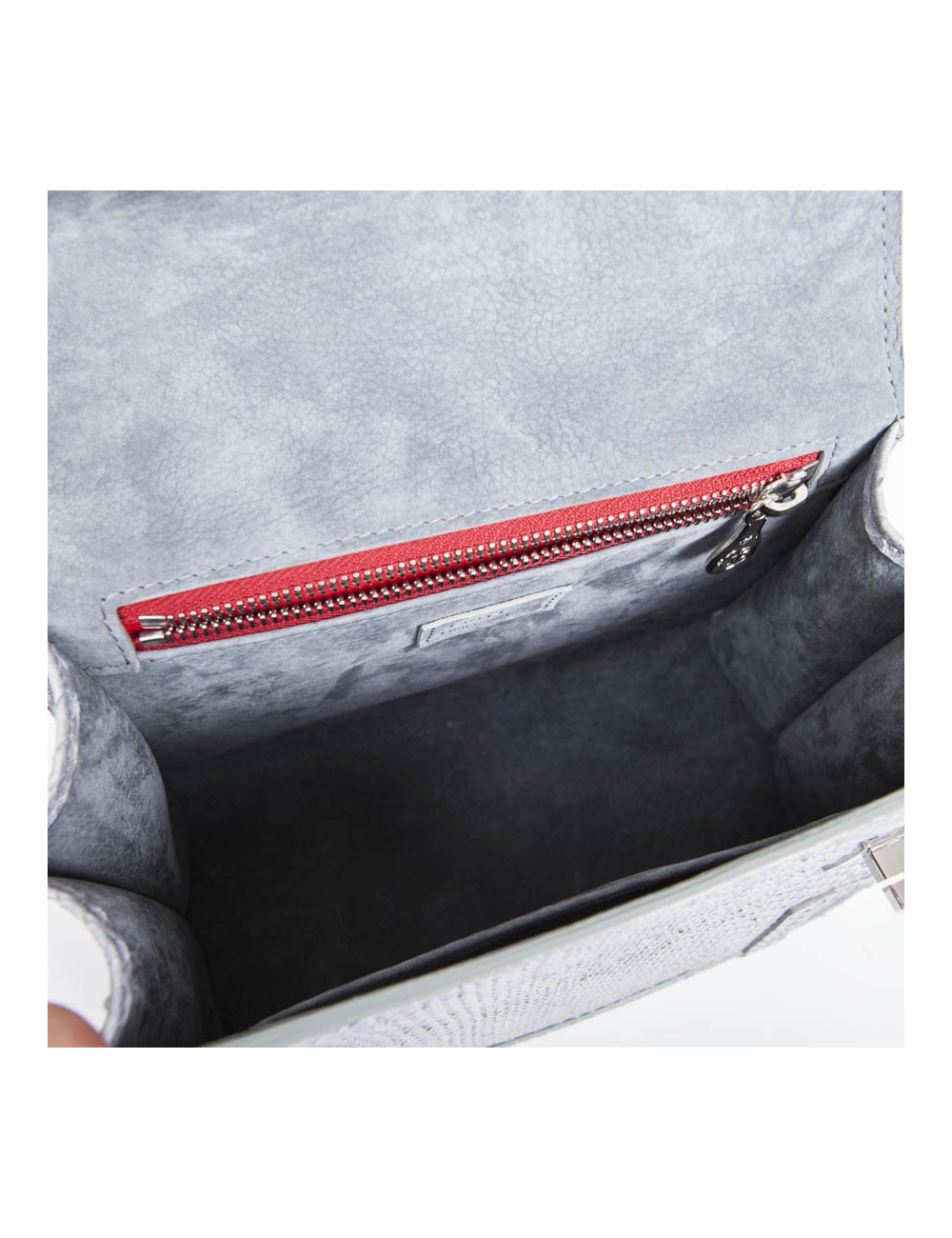 Sac GRATIANNE BASCANS python gris