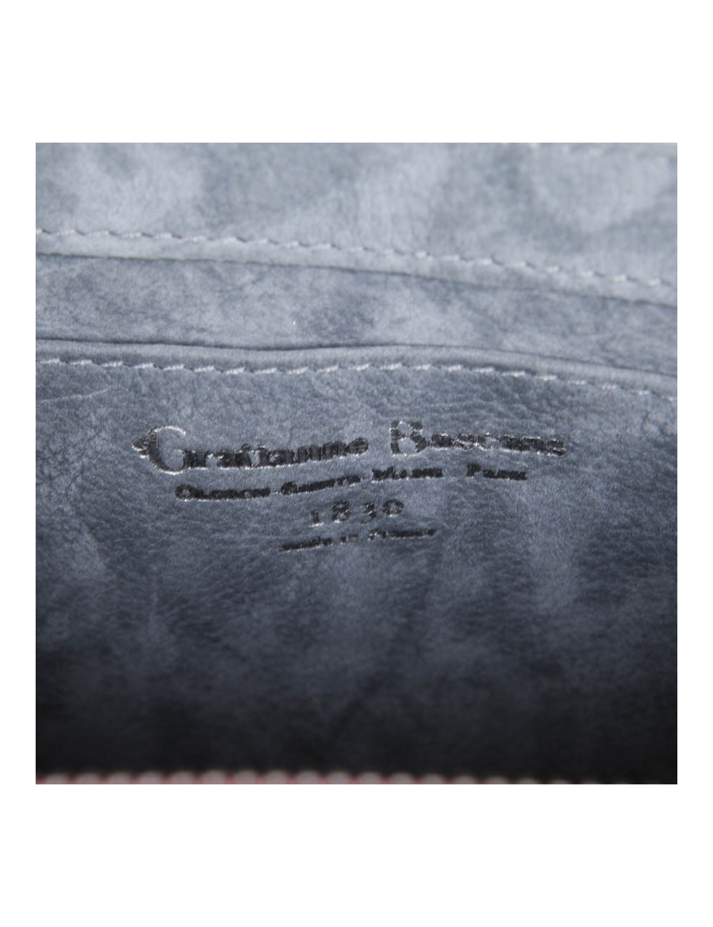 Sac GRATIANNE BASCANS python gris