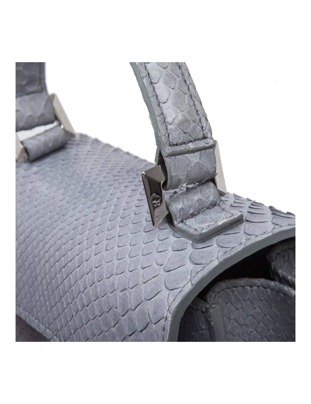 Sac GRATIANNE BASCANS python gris