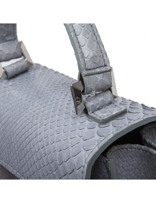 Sac GRATIANNE BASCANS python gris