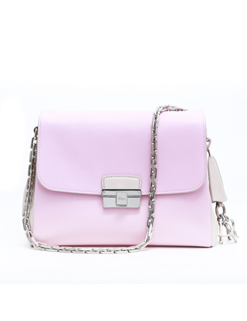 Sac Diorling DIOR cuir rose et sable