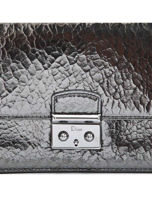 Sac pochette  Miss Dior  DIOR cuir craquelé  canon de fusil