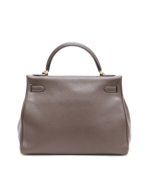 Kelly II T 28 HERMES taurillon marron