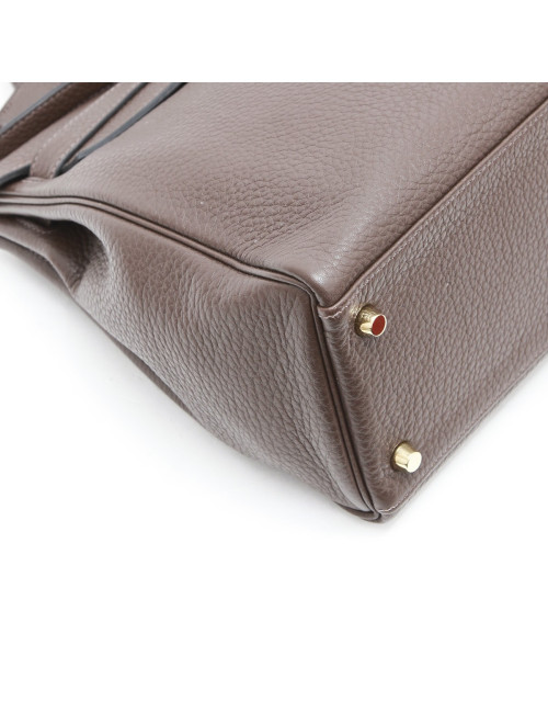 Kelly II T 28 HERMES taurillon marron