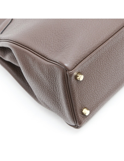 Kelly II T 28 HERMES taurillon marron