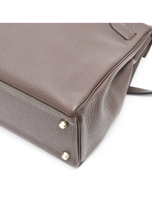Kelly II T 28 HERMES taurillon marron