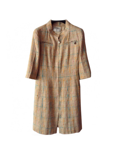 Manteau CHANEL T 42 tweed 