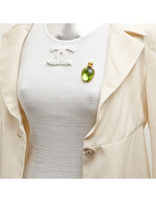 Broche CHRISTIAN DIOR Flacon vert