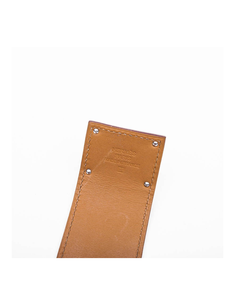 Manchette HERMES crocodile marron