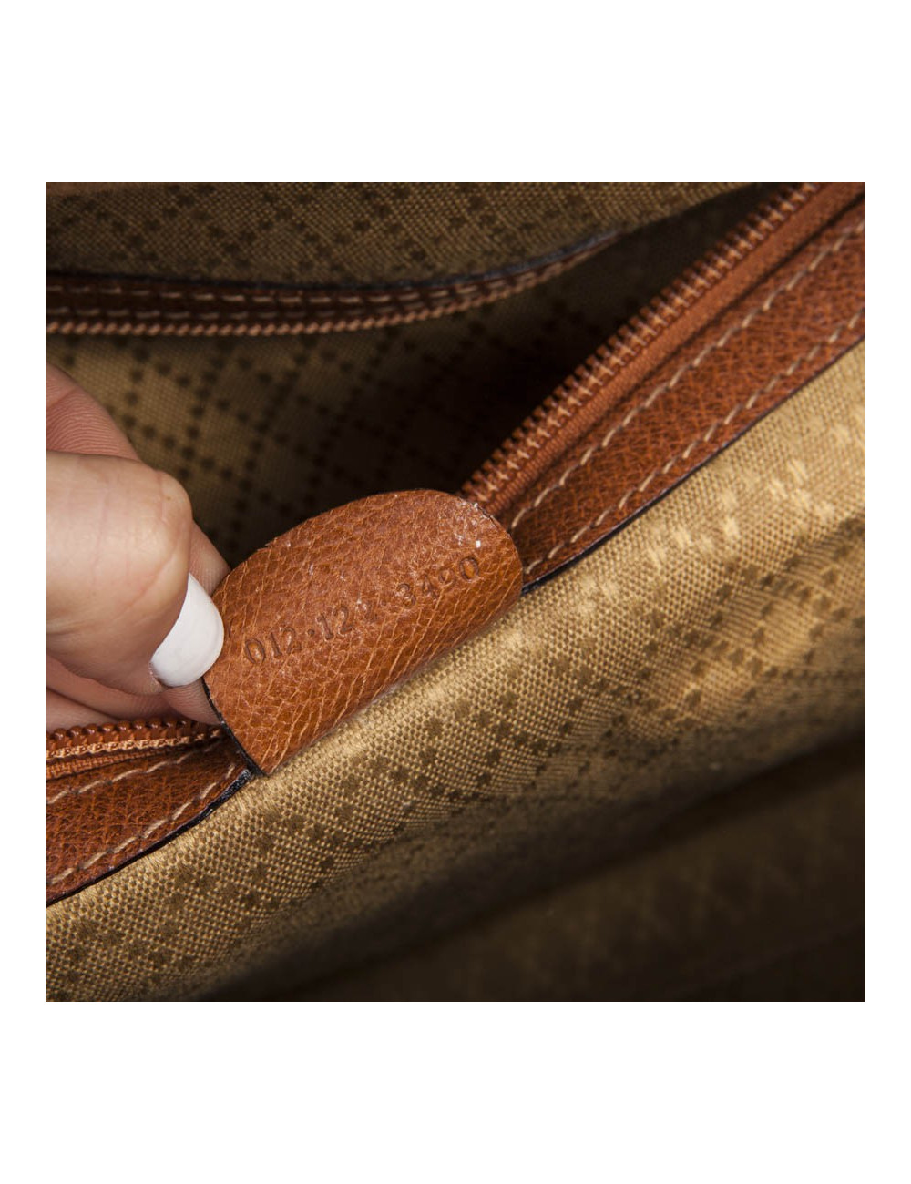 Sac mallette de Weekend GUCCI en cuir gold Vintage