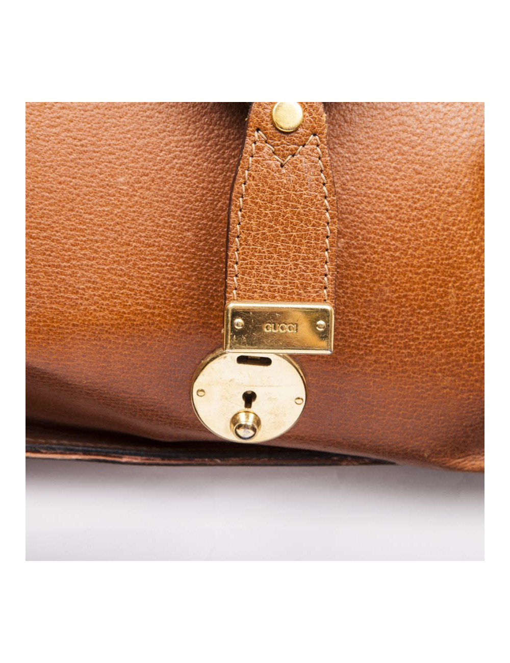 Sac de Weekend GUCCI en cir gold Vintage