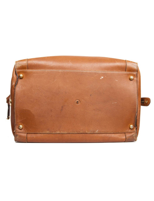 Sac mallette de Weekend GUCCI en cuir gold Vintage