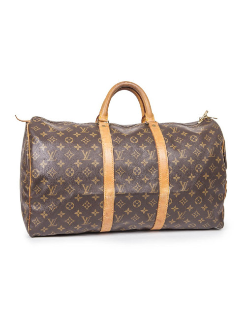 LOUIS VUITTON keepall 50 bag in brown Monogram canvas